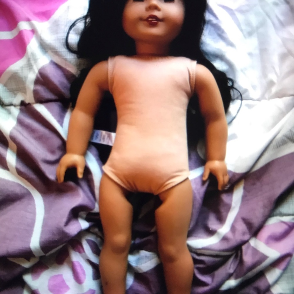 Beautiful American Girl Custom 18” Doll 2014. Genie Outfit, Purple Eyes, New Wig - Picture 15 of 16